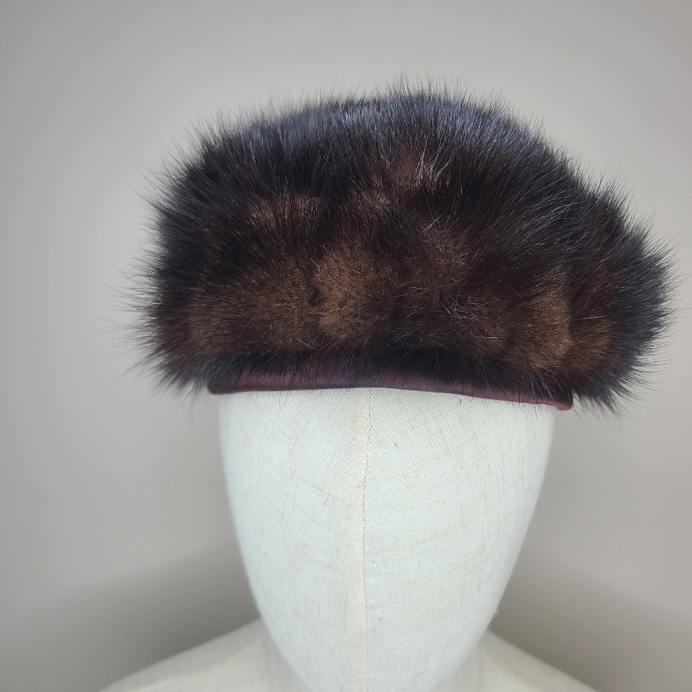 Mink beret - vintage fur